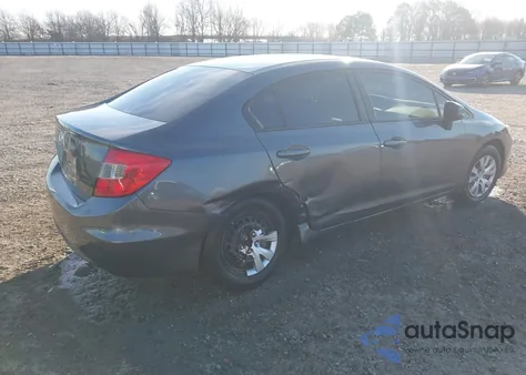 2012 Honda Civic Lx from USA, damaged, VIN 19XFB2F5XCE106633